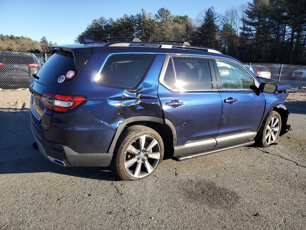 2024 HONDA PILOT ELITE VIN:5FNYG1H81RB047471