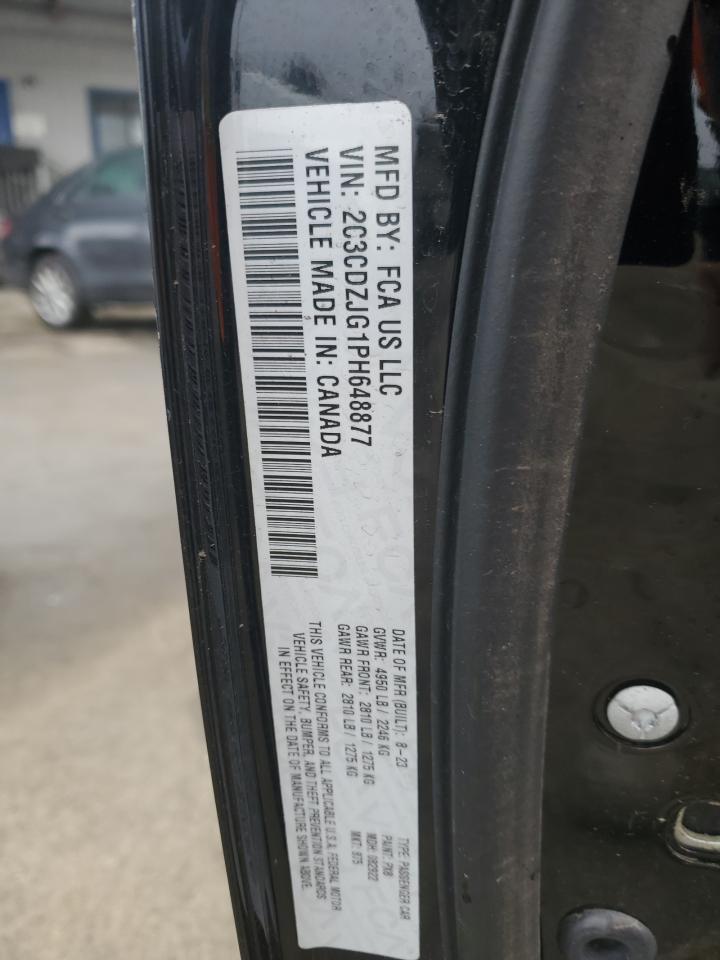 2023 DODGE CHALLENGER GT VIN:2C3CDZJG1PH648877