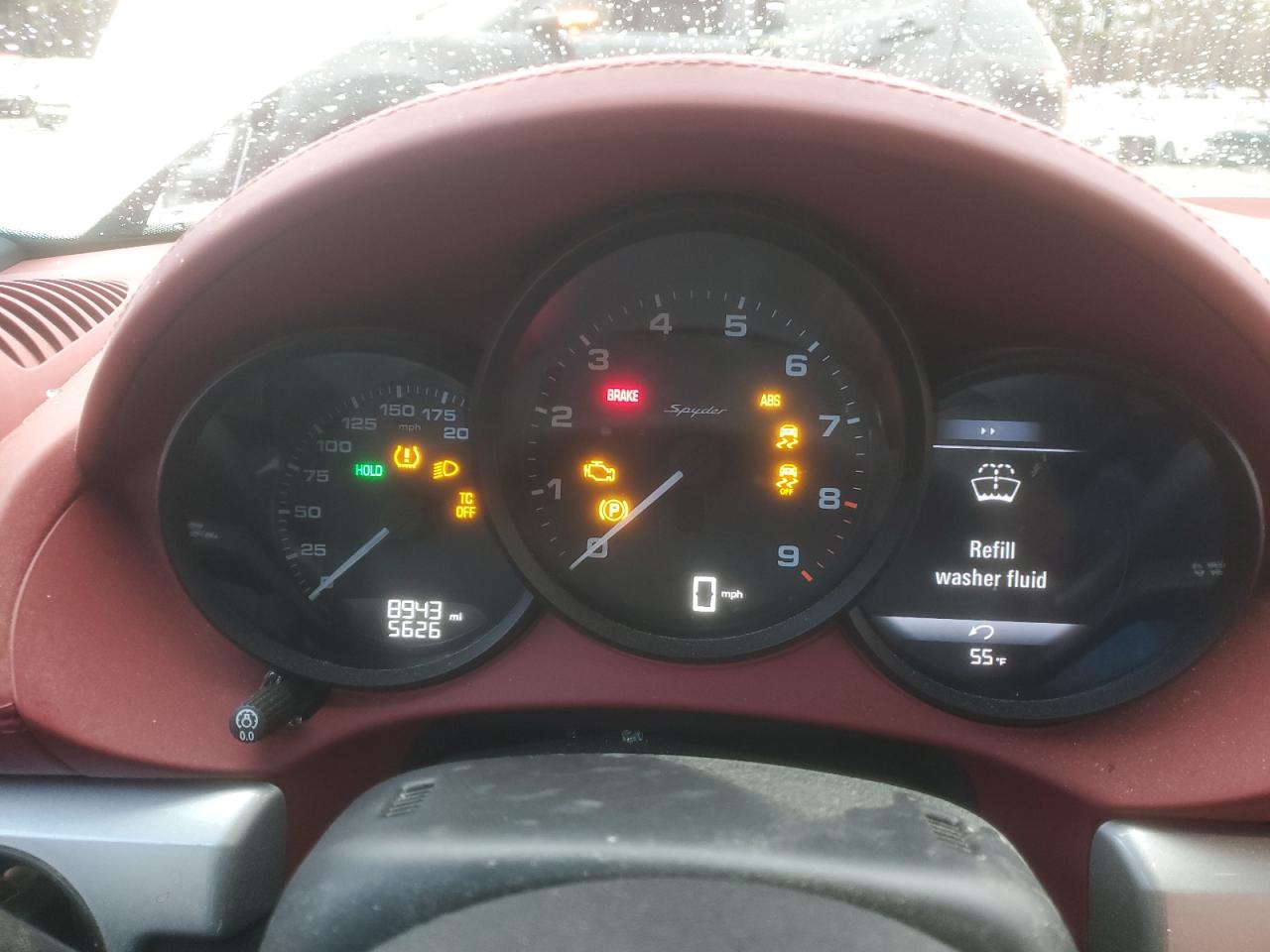 2022 PORSCHE BOXSTER SPYDER VIN:WP0CC2A8XNS235344