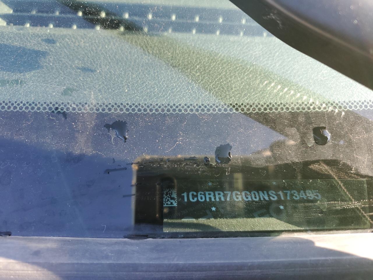 2022 RAM 1500 CLASSIC SLT VIN:1C6RR7GG0NS173495