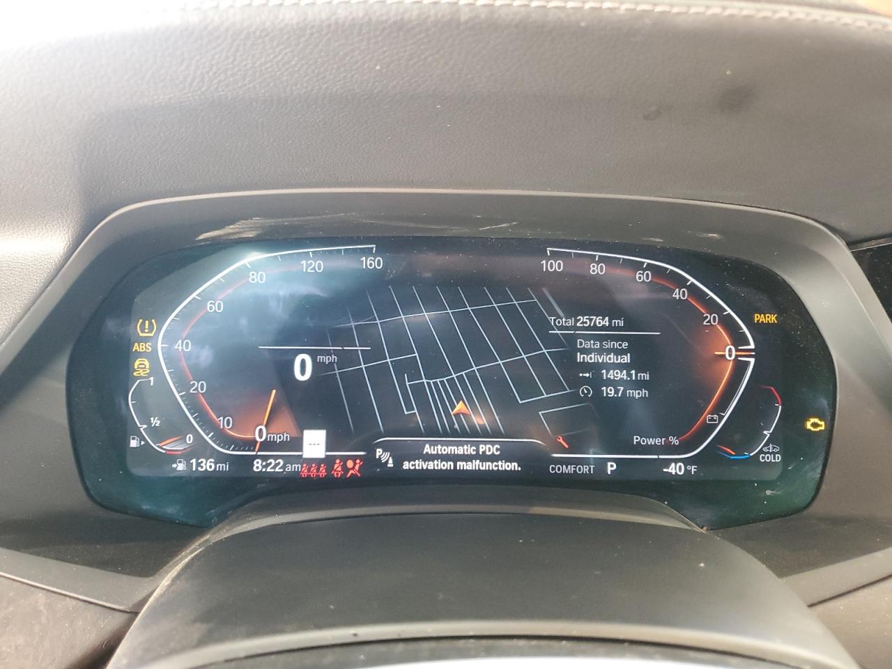 2022 BMW X5 XDRIVE40I VIN:5UXCR6C01N9M90807