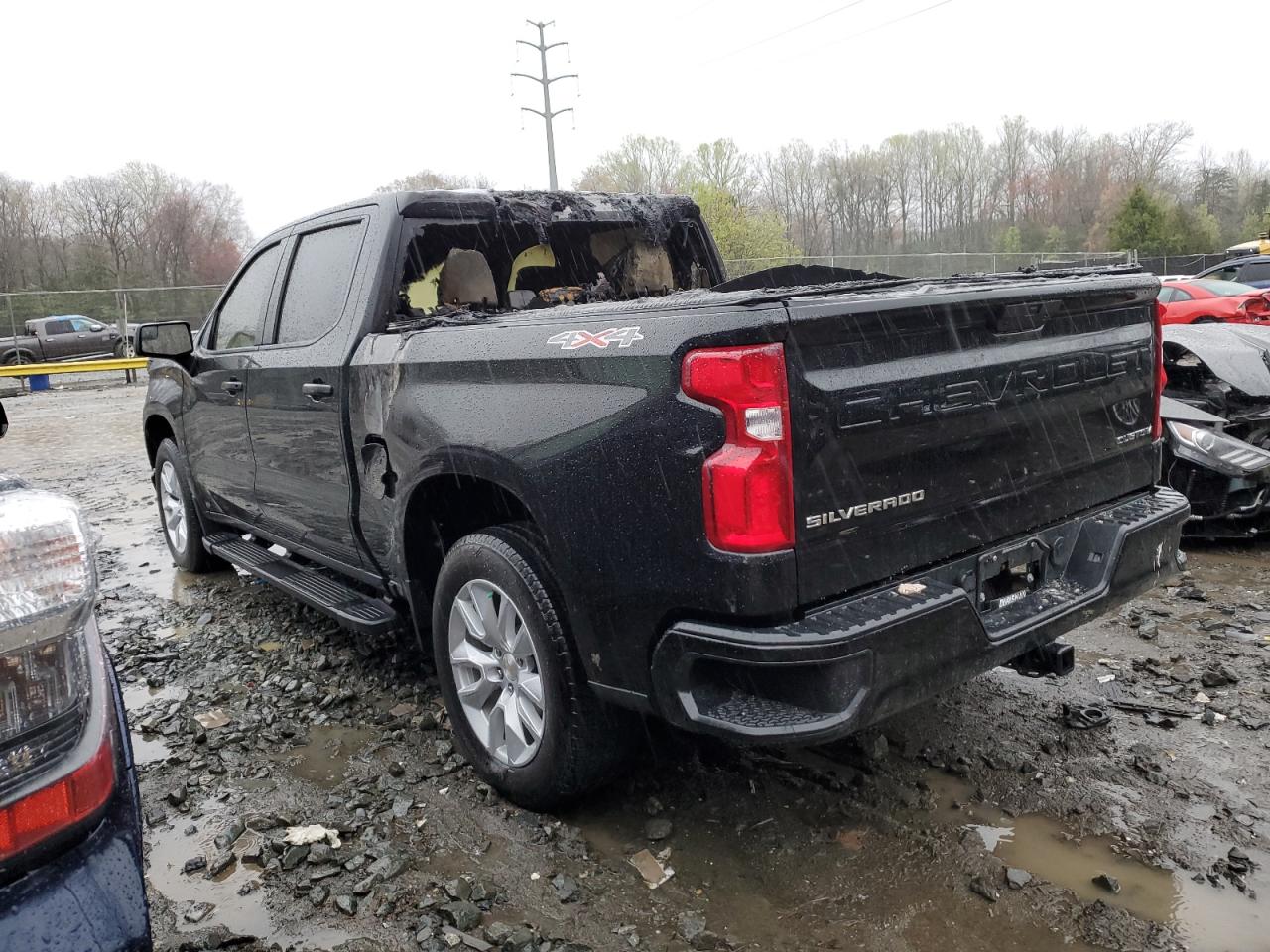 2022 CHEVROLET SILVERADO LTD K1500 CUSTOM VIN:3GCPYBEK6NG138495