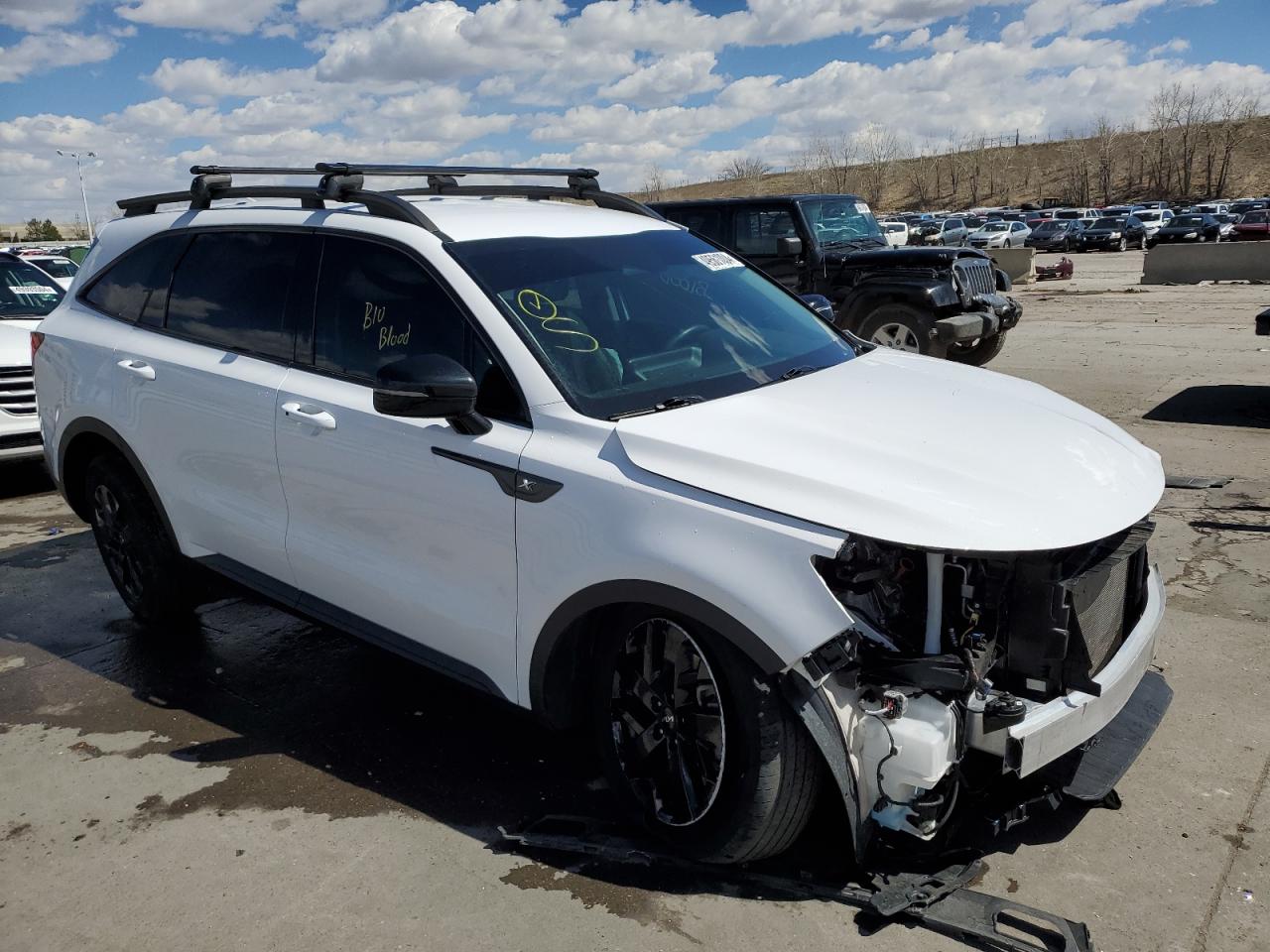 2022 KIA SORENTO S VIN:5XYRLDLC2NG124123