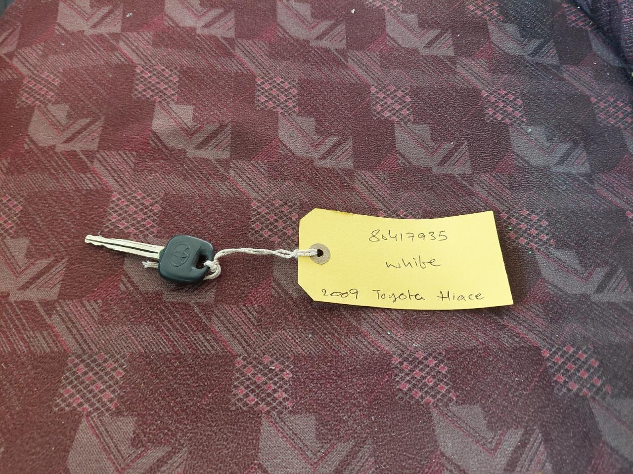 2009 TOYOTA HIACE VIN:JTFHX02P890******