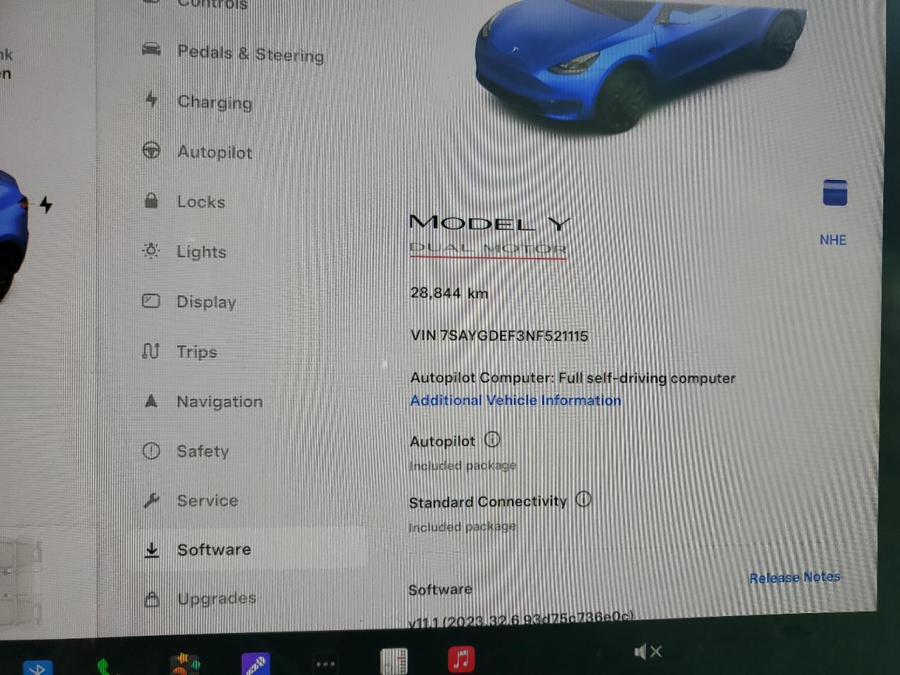 2022 TESLA MODEL Y  VIN:7SAYGDEF3NF521115