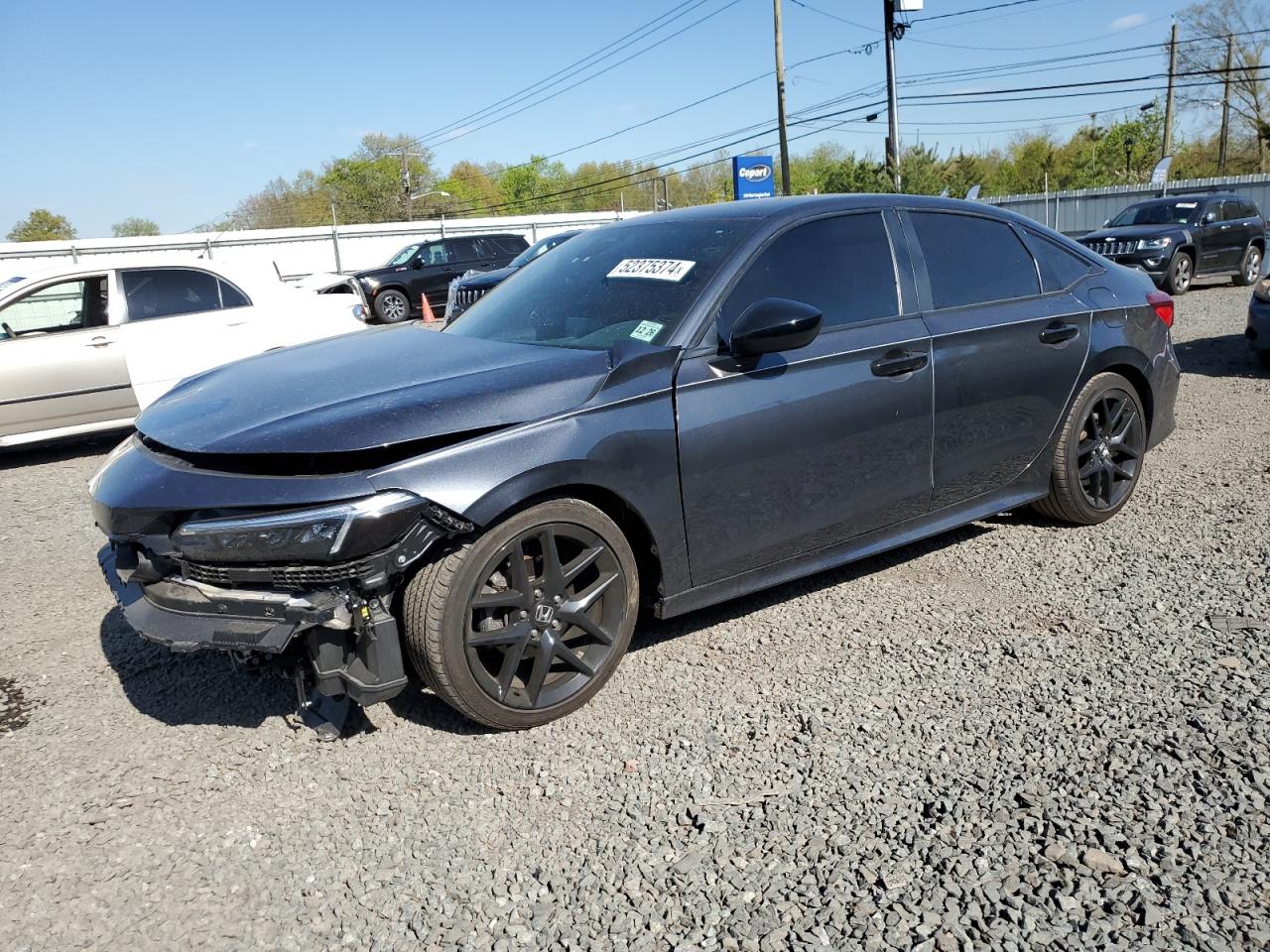 2022 HONDA CIVIC SPORT VIN:2HGFE2F50NH551706