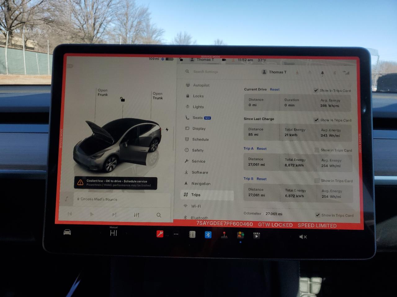 2023 TESLA MODEL Y  VIN:7SAYGDEE7PF600460