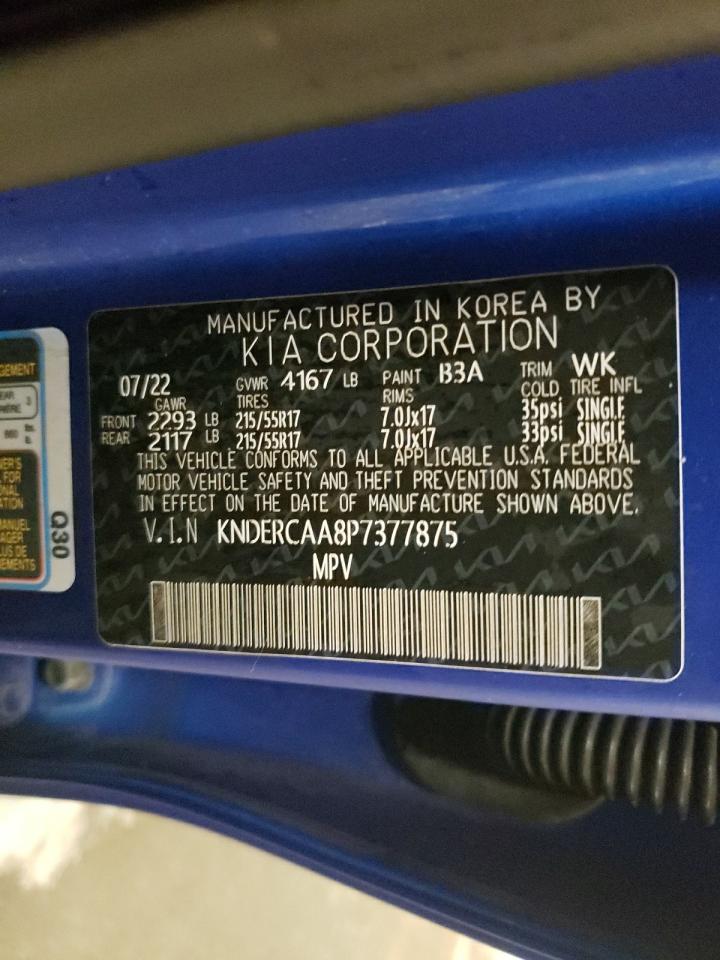 2023 KIA SELTOS EX VIN:KNDERCAA8P7377875