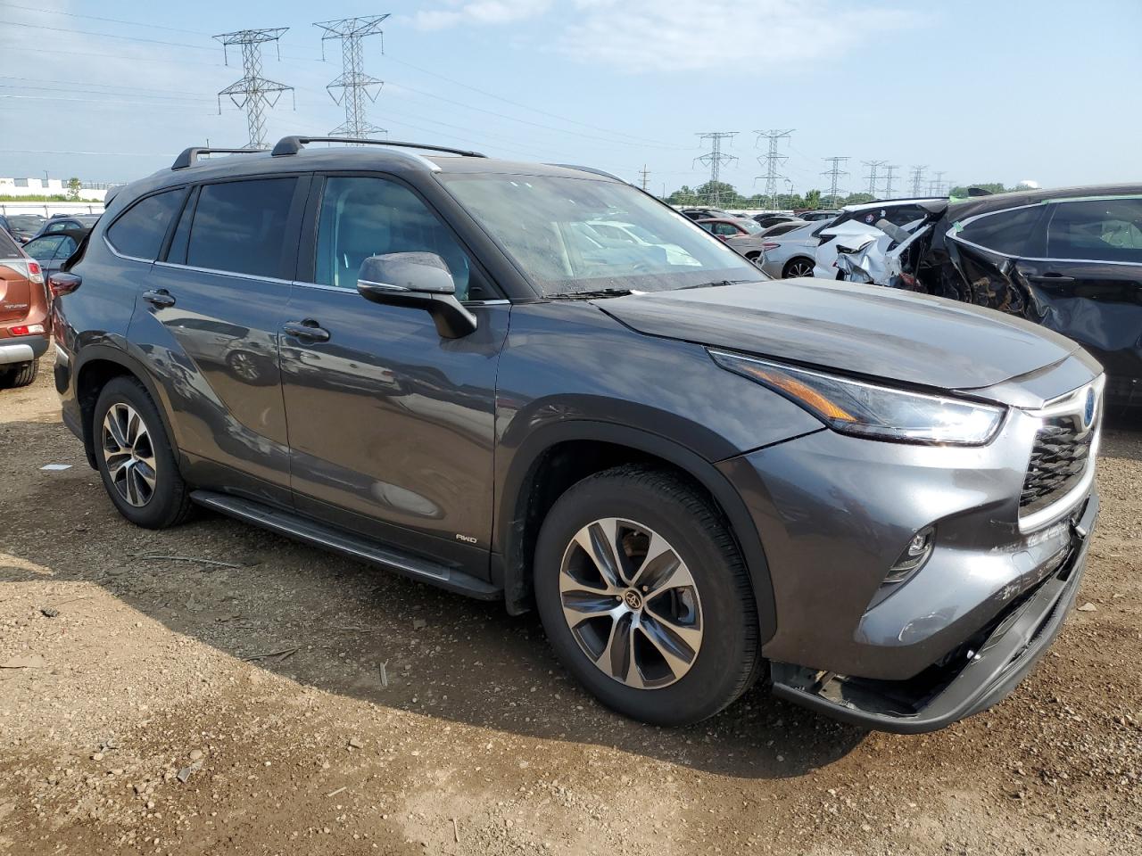 2024 TOYOTA HIGHLANDER HYBRID XLE VIN:5TDKBRCH5RS604260