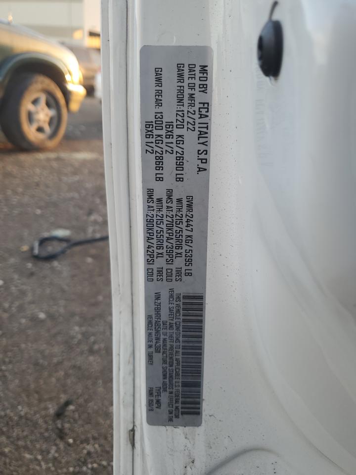 2022 RAM PROMASTER CITY TRADESMAN VIN:ZFBHRFAB5N6W43611