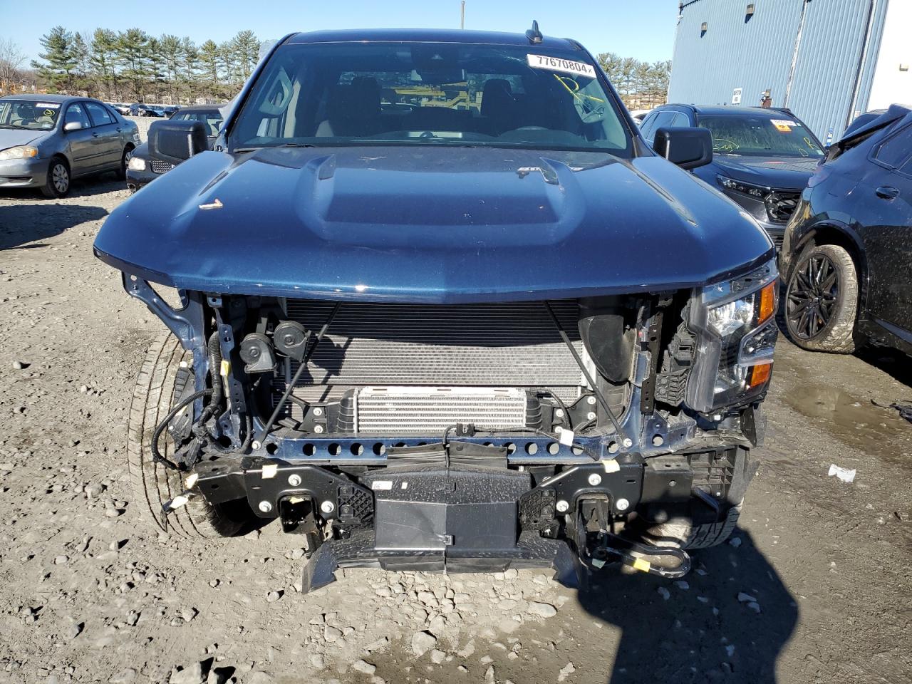 2022 CHEVROLET SILVERADO K1500 CUSTOM VIN:1GCPDBEK9NZ522492