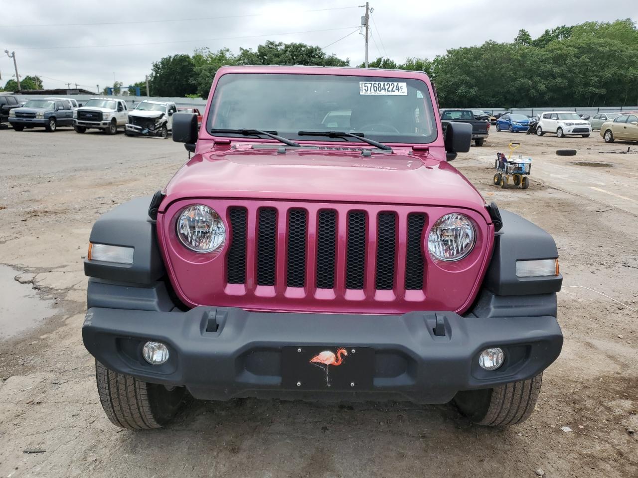 2022 JEEP WRANGLER SPORT VIN:1C4GJXAGXNW110591