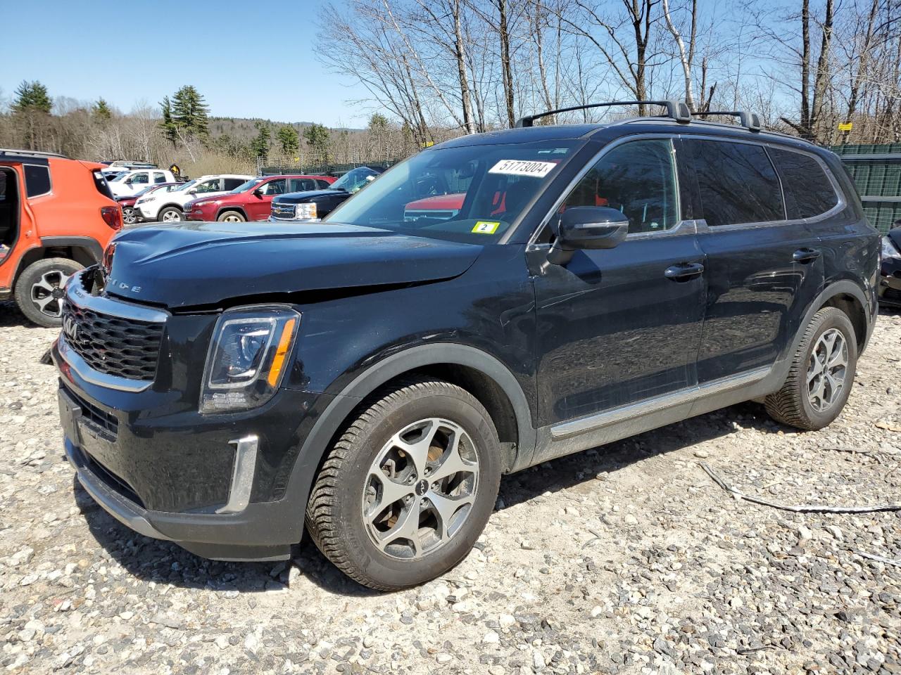 2022 KIA TELLURIDE EX VIN:5XYP3DHC7NG229899