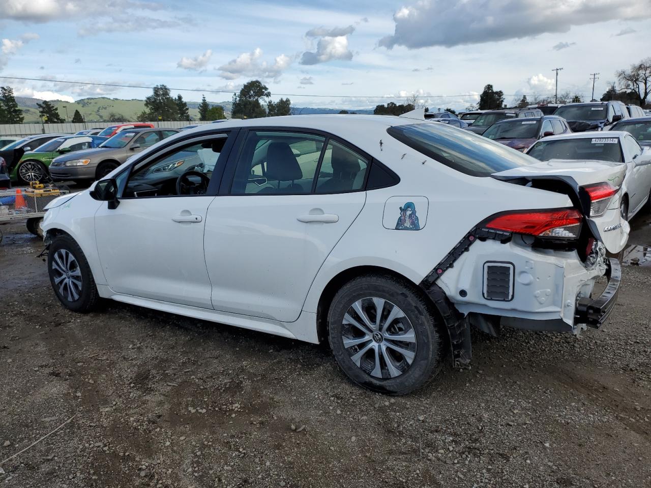 2022 TOYOTA COROLLA LE VIN:JTDEAMDE7N3008277