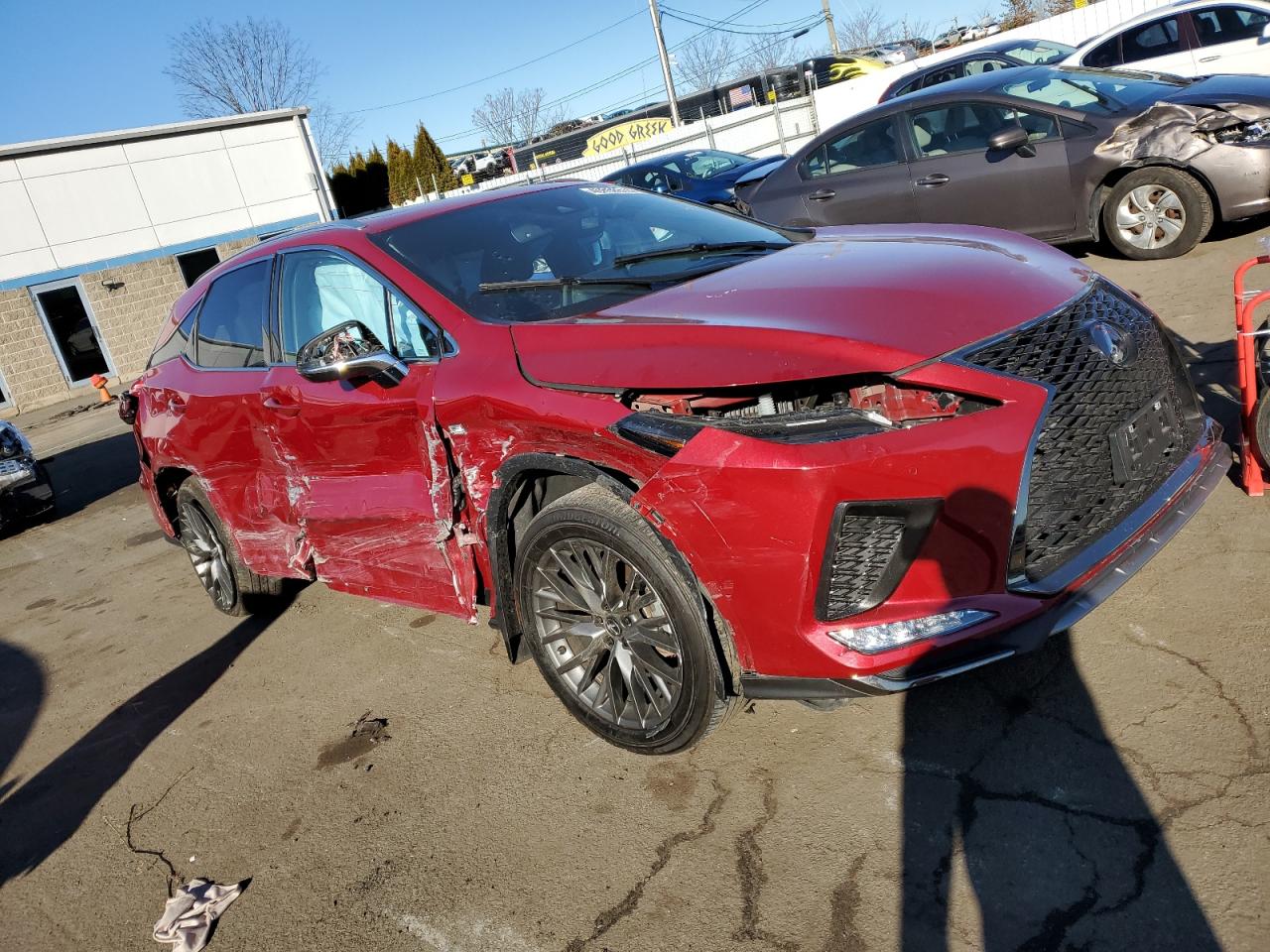 2022 LEXUS RX 350 F-SPORT VIN:2T2SZMDA7NC311202