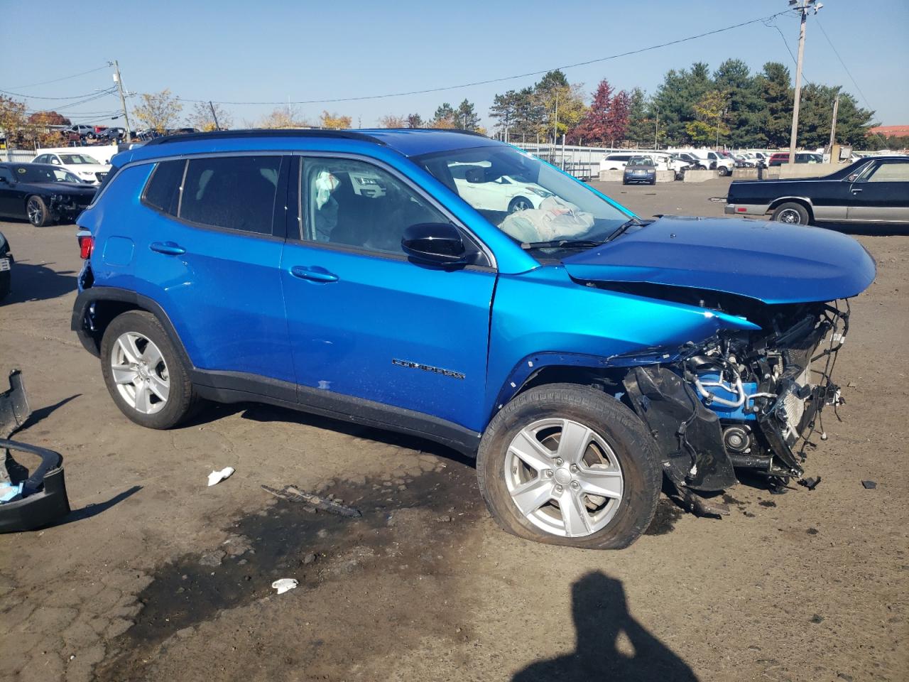 2022 JEEP COMPASS LATITUDE VIN:3C4NJDBB6NT184895