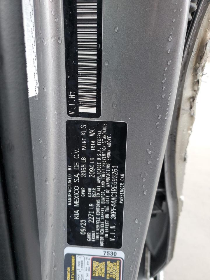 2024 KIA FORTE GT VIN:3KPF44AC1RE693261
