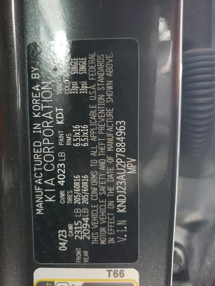 2023 KIA SOUL LX VIN:KNDJ23AU2P7884963