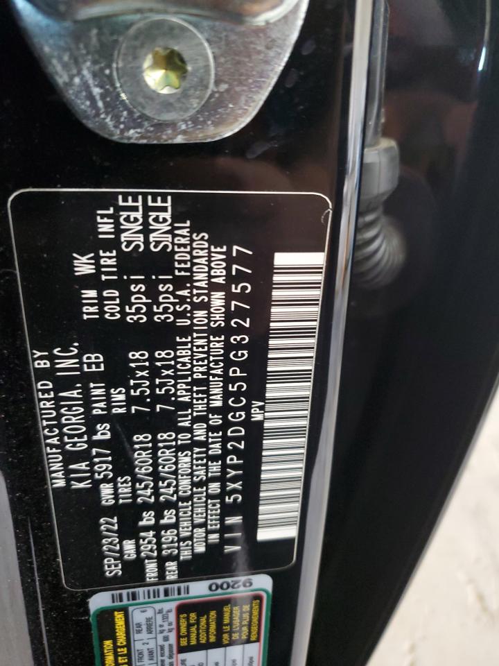 2023 KIA TELLURIDE LX VIN:5XYP2DGC5PG327577