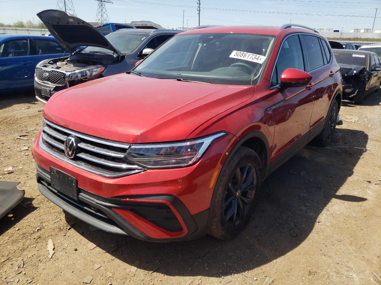 2023 VOLKSWAGEN TIGUAN SE VIN:3VVMB7AX7PM102971