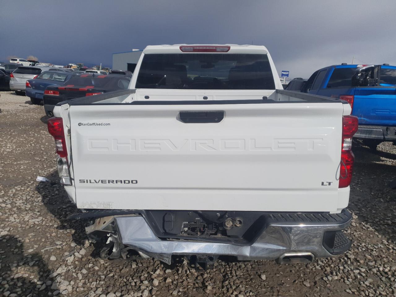 2022 CHEVROLET SILVERADO LTD K1500 LT VIN:3GCUYDED9NG174293
