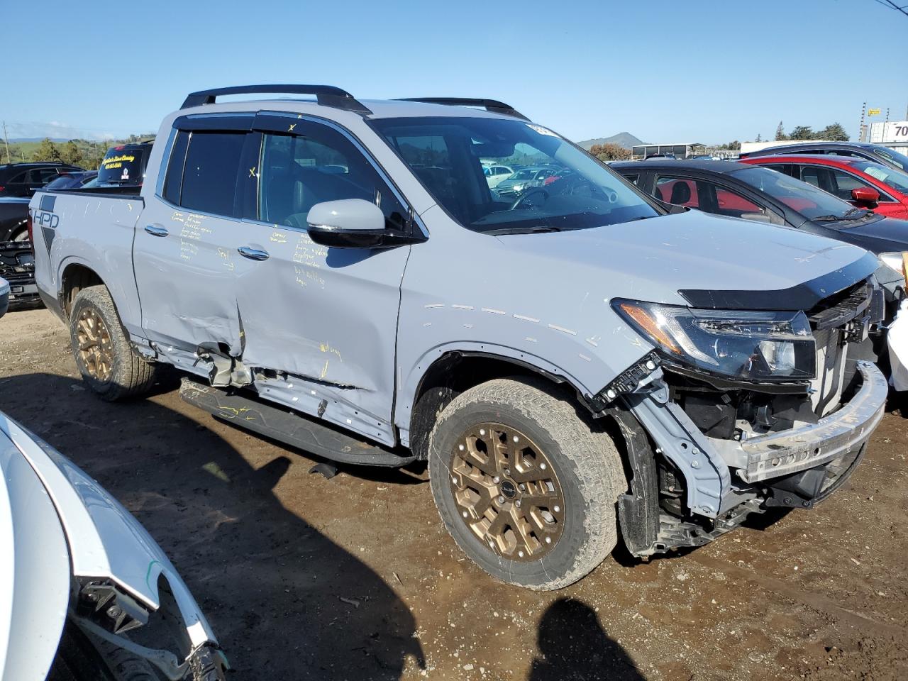 2023 HONDA RIDGELINE RTL-E VIN:5FPYK3F79PB001508