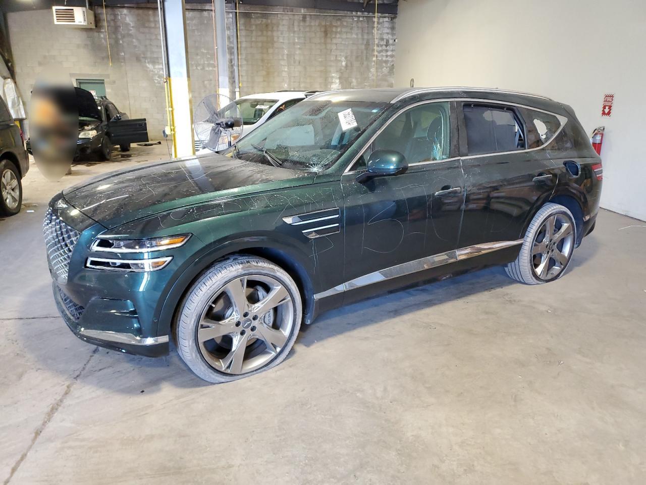 2022 GENESIS GV80 BASE VIN:KMUHCESC6NU101765