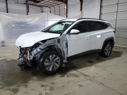 2022 HYUNDAI TUCSON BLUE VIN:KM8JBCA13NU020584