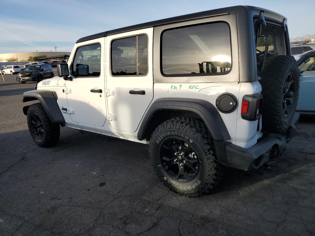2022 JEEP WRANGLER UNLIMITED SPORT VIN:1C4HJXDG2NW139230