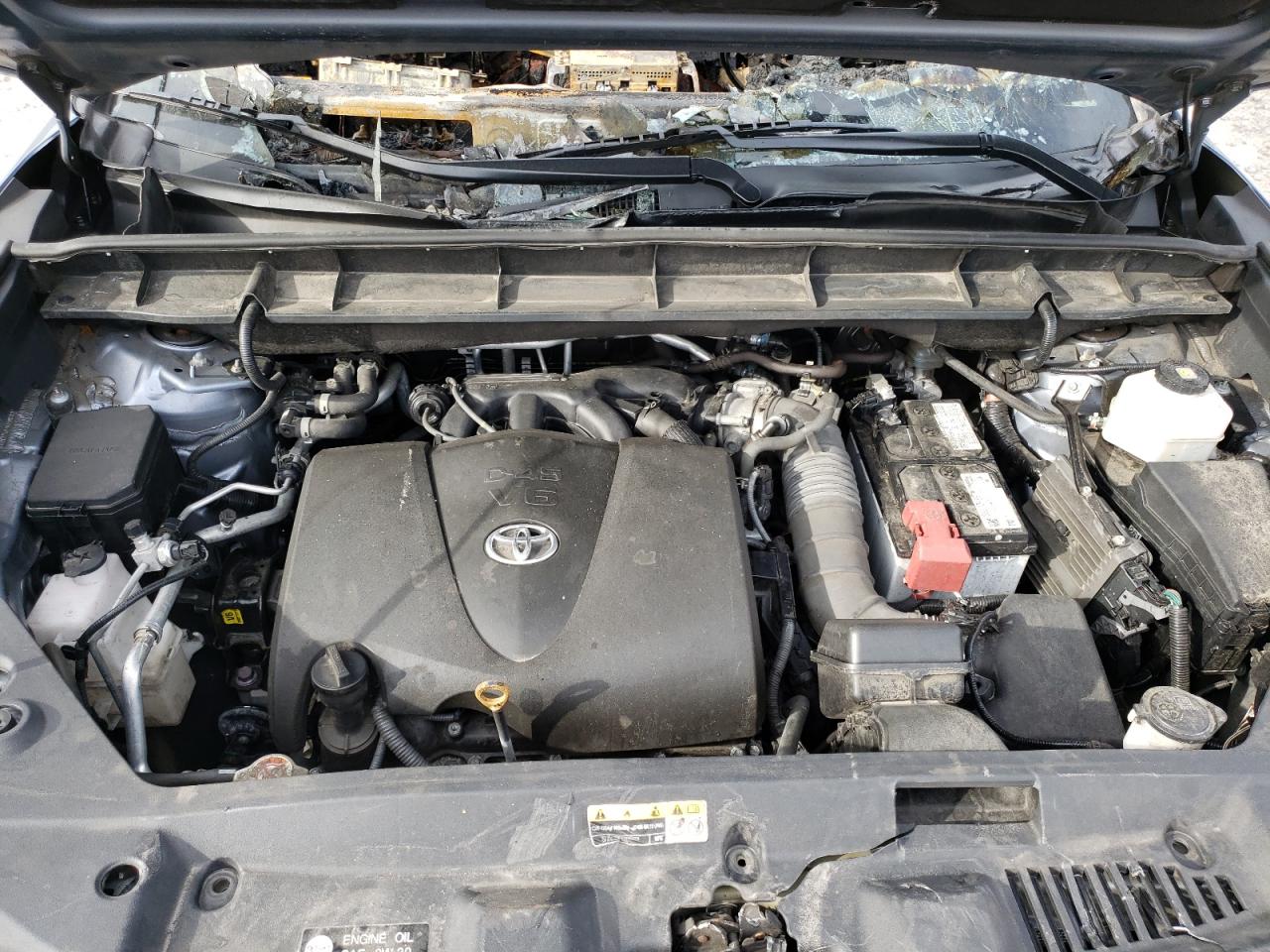 2022 TOYOTA HIGHLANDER XLE VIN:5TDGZRBH2NS244586