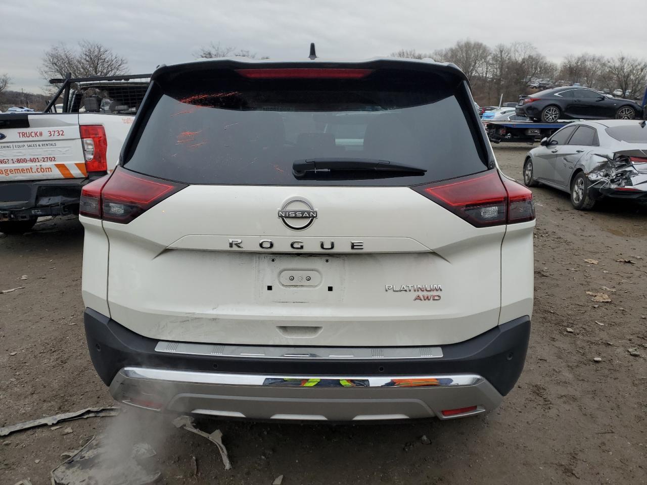 2022 NISSAN ROGUE PLATINUM VIN:JN8BT3DD7NW274853