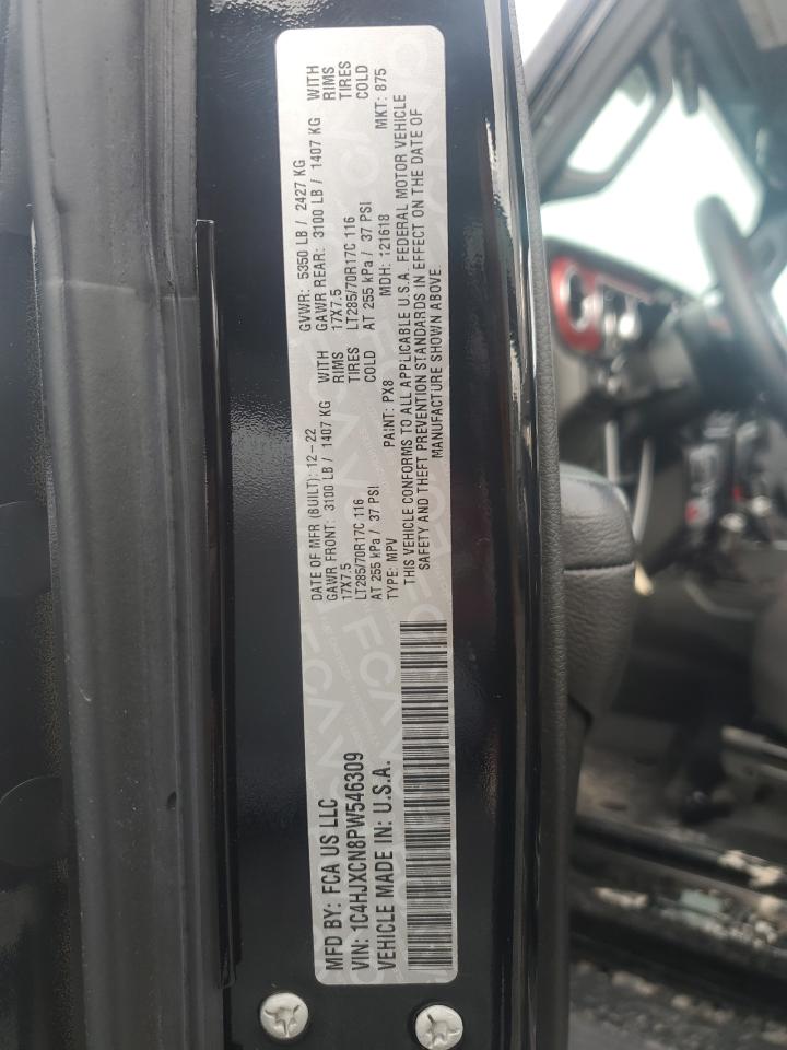 2023 JEEP WRANGLER RUBICON VIN:1C4HJXCN8PW546309
