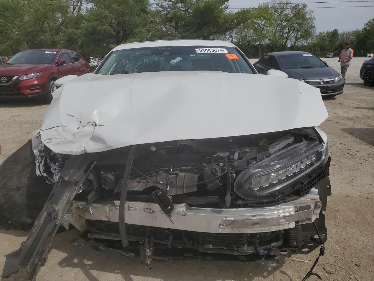 2022 HONDA ACCORD HYBRID EXL VIN:1HGCV3F51NA012941