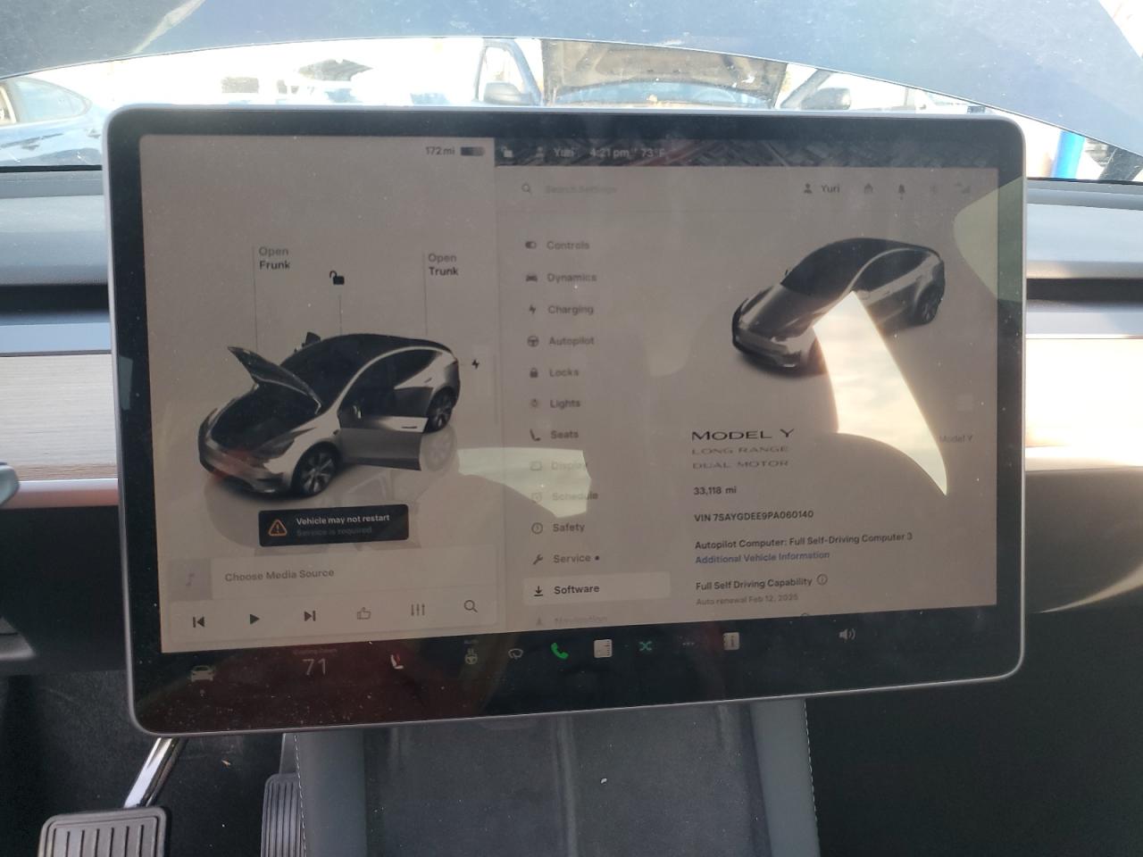 2023 TESLA MODEL Y  VIN:7SAYGDEE9PA060140