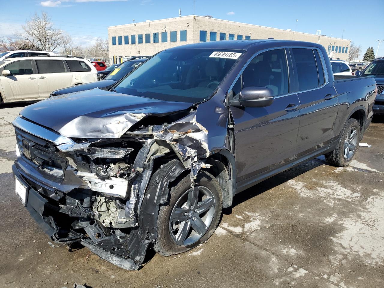 2023 HONDA RIDGELINE RTL VIN:5FPYK3F53PB053988