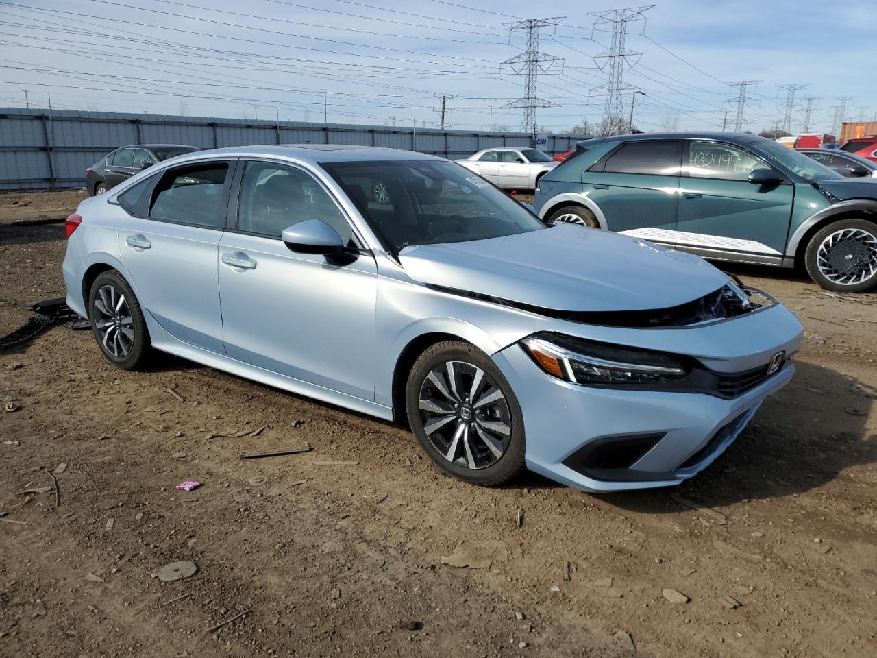2022 HONDA CIVIC EX VIN:2HGFE1F78NH307412