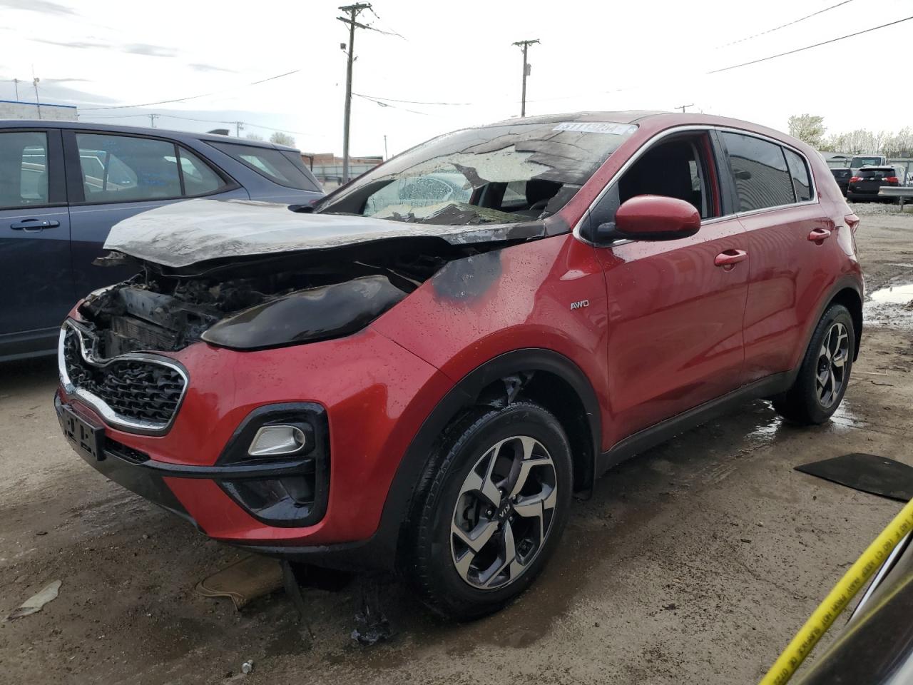 2022 KIA SPORTAGE LX VIN:KNDPMCAC1N7020298