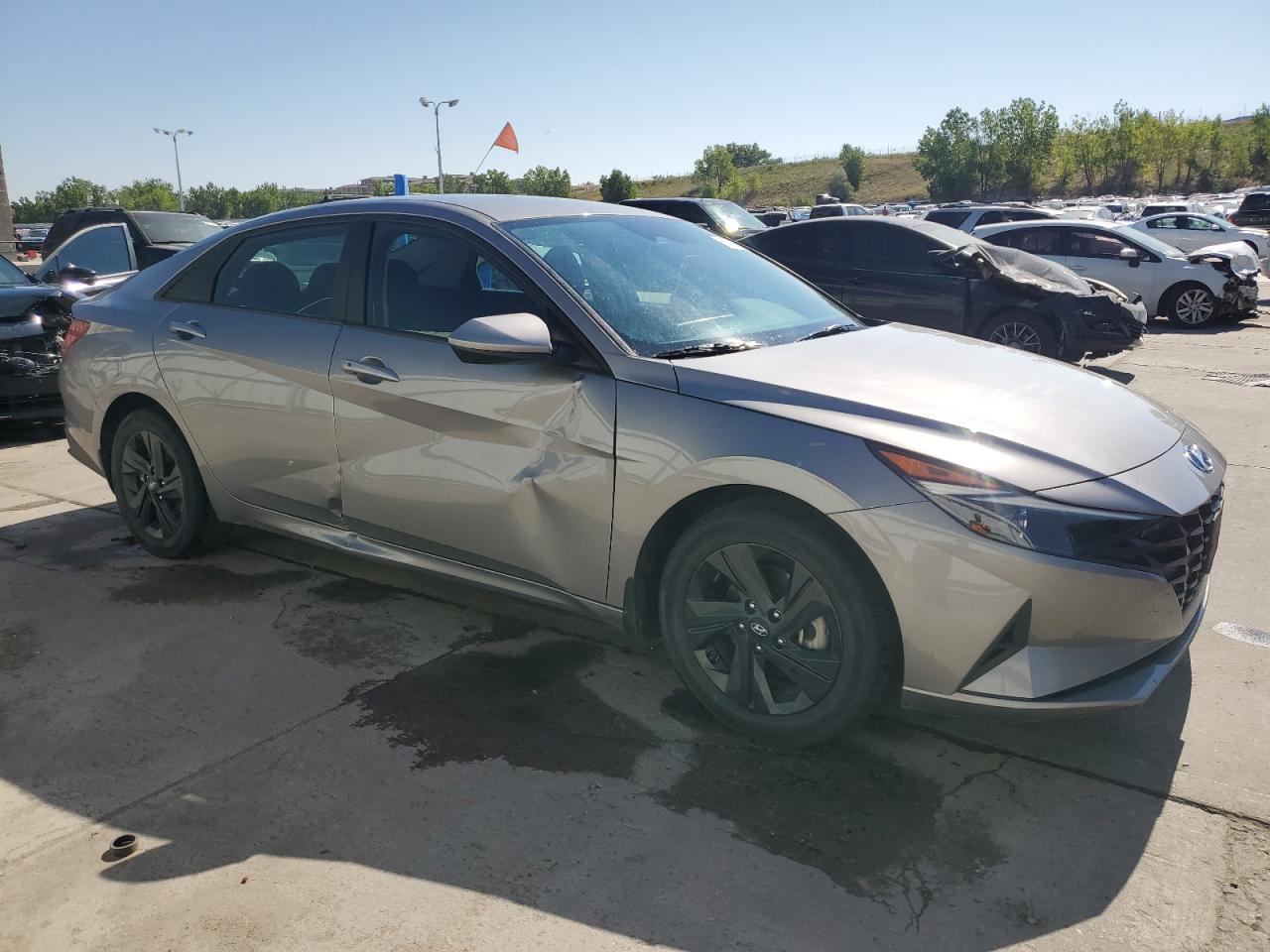 2023 HYUNDAI ELANTRA BLUE VIN:KMHLM4AJ4PU063570