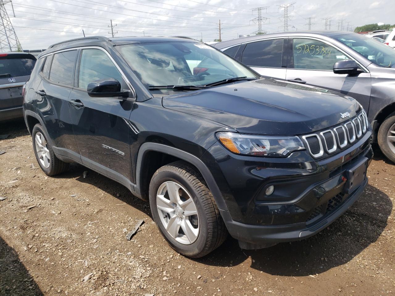 2022 JEEP COMPASS LATITUDE VIN:3C4NJDBB7NT135589