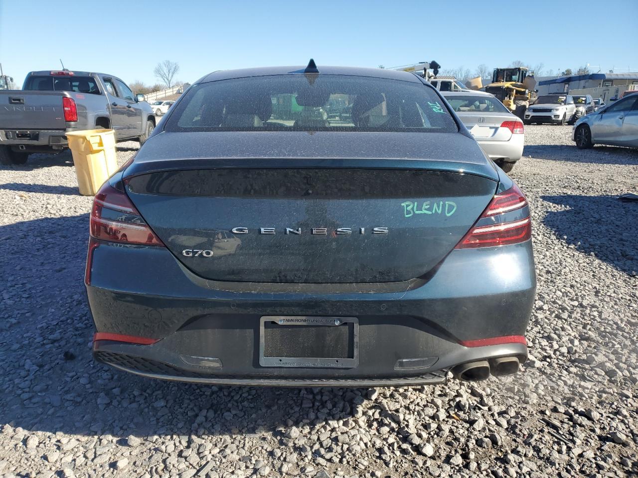 2023 GENESIS G70 BASE VIN:KMTG34TA2PU110554