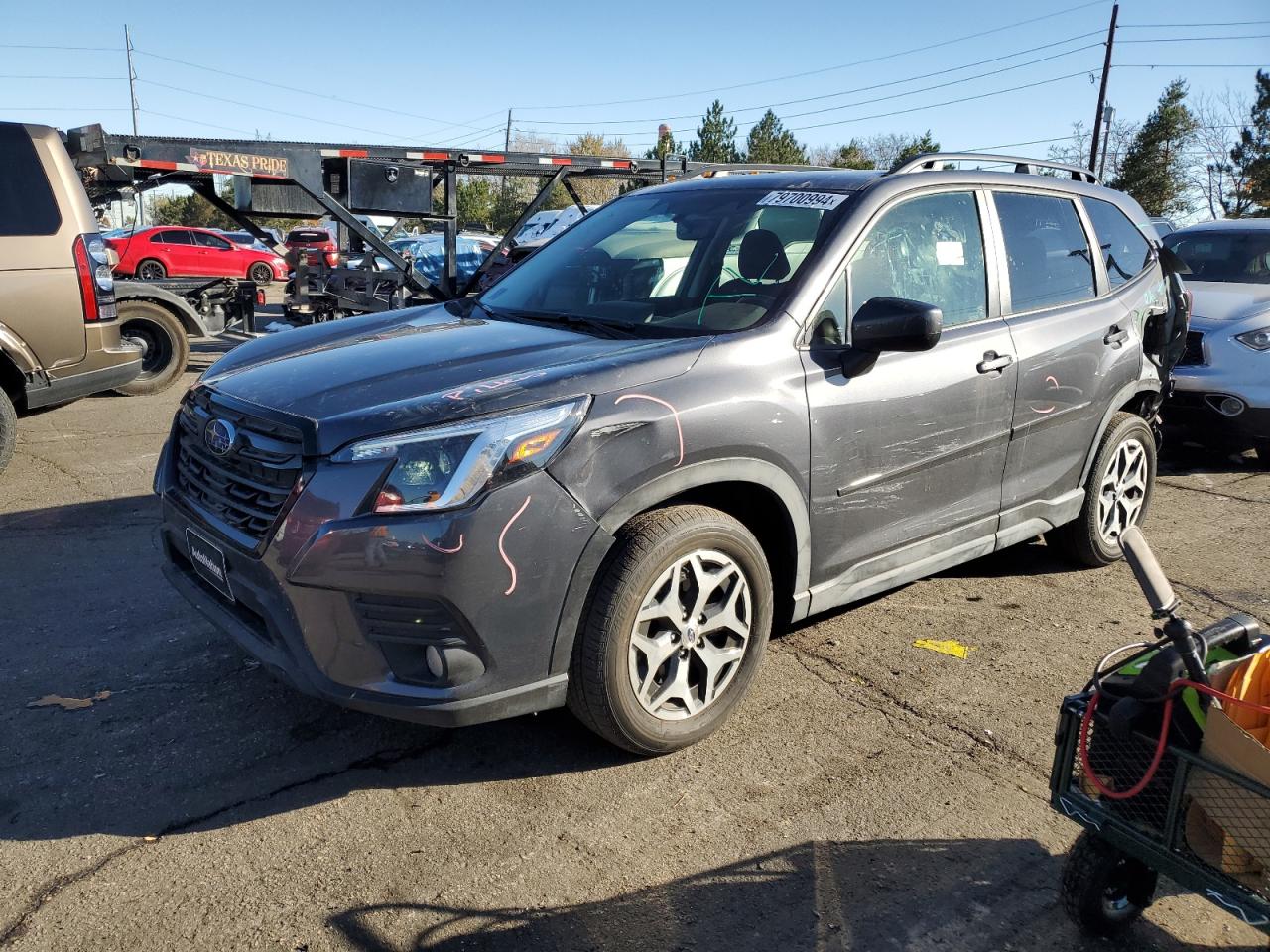 2022 SUBARU FORESTER PREMIUM VIN:JF2SKAEC4NH412508