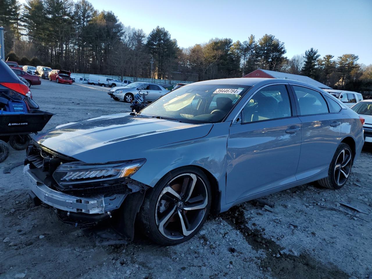2022 HONDA ACCORD SPORT VIN:1HGCV1F36NA080624