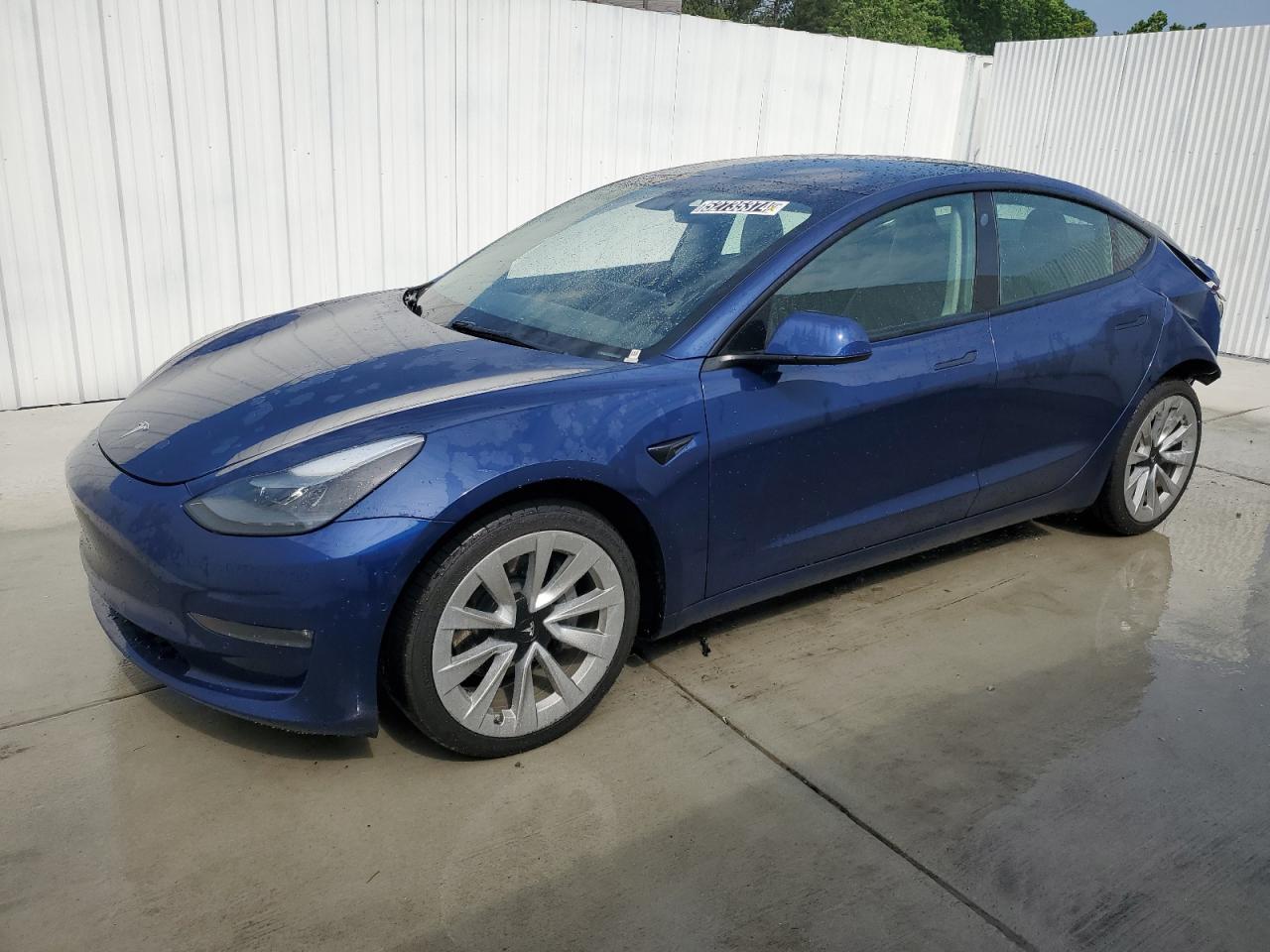 2022 TESLA MODEL 3  VIN:5YJ3E1EB0NF189224