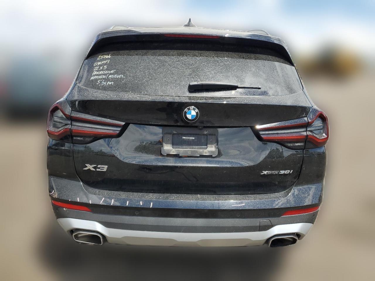 2022 BMW X3 XDRIVE30I VIN:5UX53DP06N9J89409