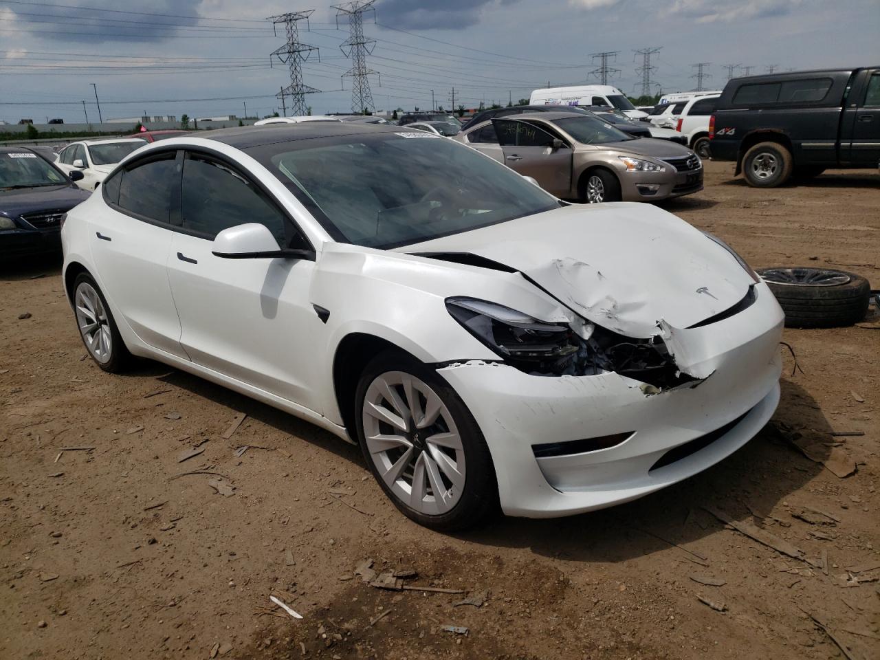 2023 TESLA MODEL 3  VIN:5YJ3E1EA2PF510853