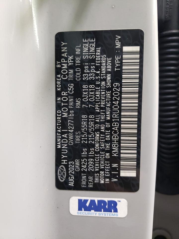 2024 HYUNDAI KONA SEL VIN:KNAFX4A67G5541587