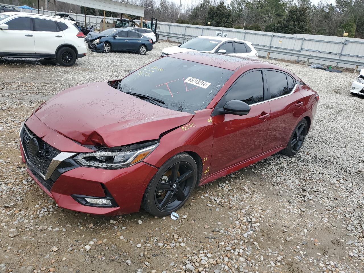 2022 NISSAN SENTRA SR VIN:3N1AB8DV5NY203517