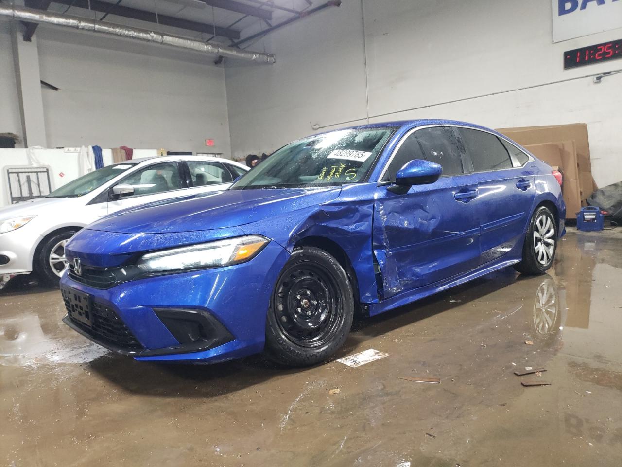 2022 HONDA CIVIC LX VIN:2HGFE2F27NH596261