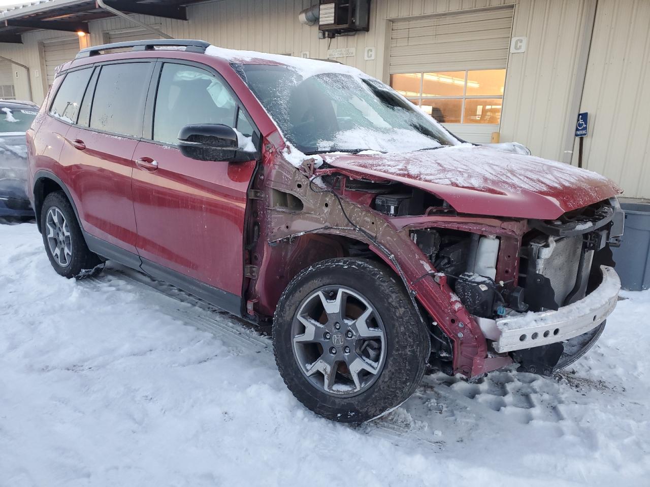2022 HONDA PASSPORT TRAIL SPORT VIN:5FNYF8H66NB007634