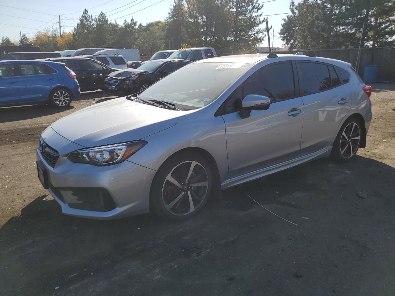 2022 SUBARU IMPREZA SPORT VIN:4S3GTAM60N3718793